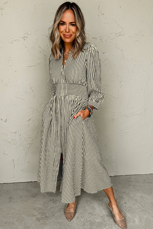 Selena Striped Dress