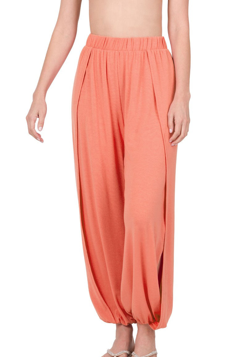 Zenana Split Side Joggers