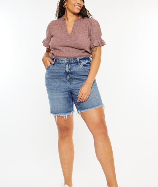 Kan Can Bermuda Stone Wash Shorts