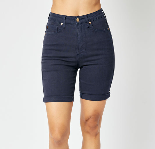 Judy Blue Navy Bermuda Shorts