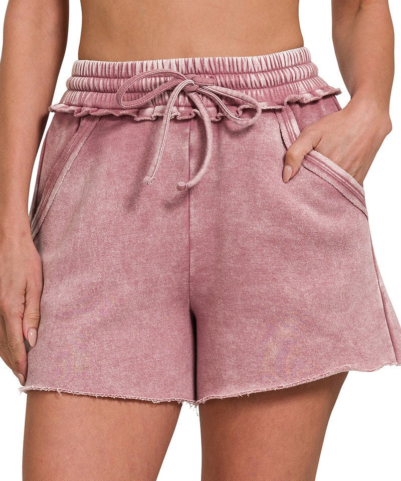Zenana Fleece Shorts