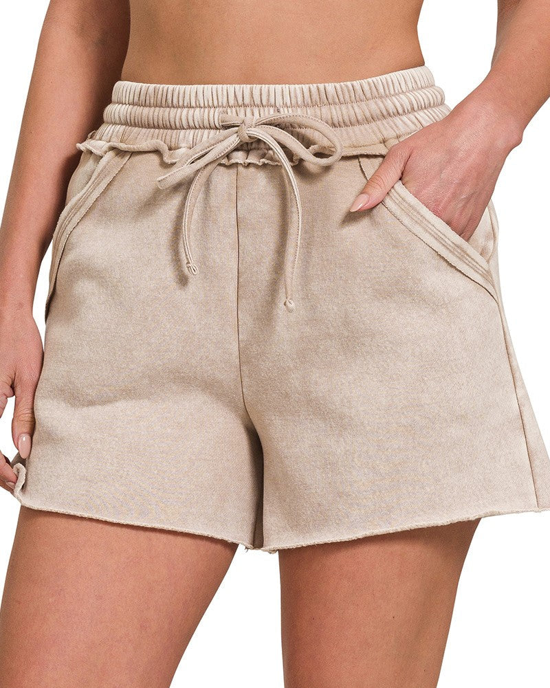 Zenana Fleece Shorts