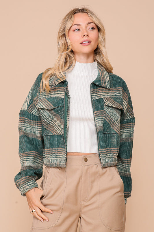 Gabby Plaid Jacket