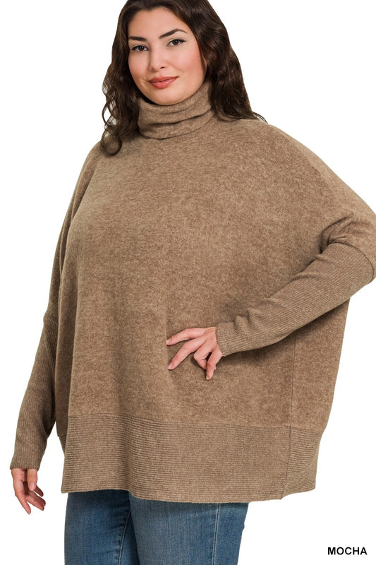 Tia Turtleneck Sweater - Plus