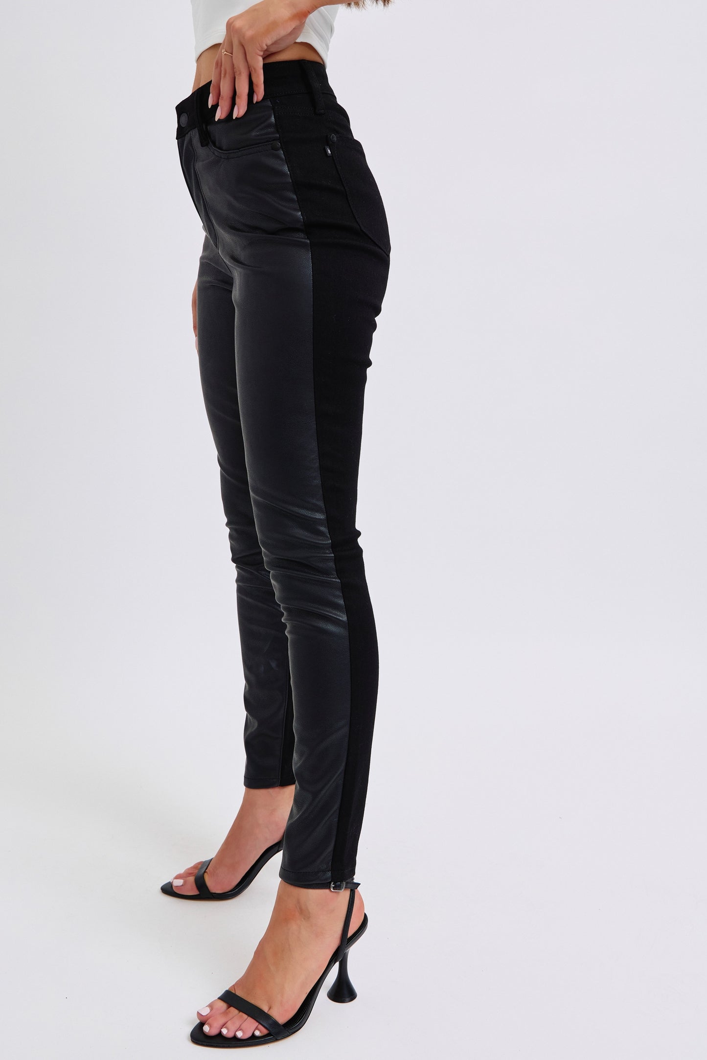 Two Tone Skinny Jeans
