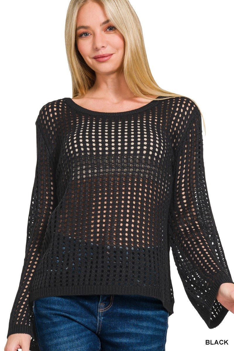 Hollow Out Sweater - 3 Colors