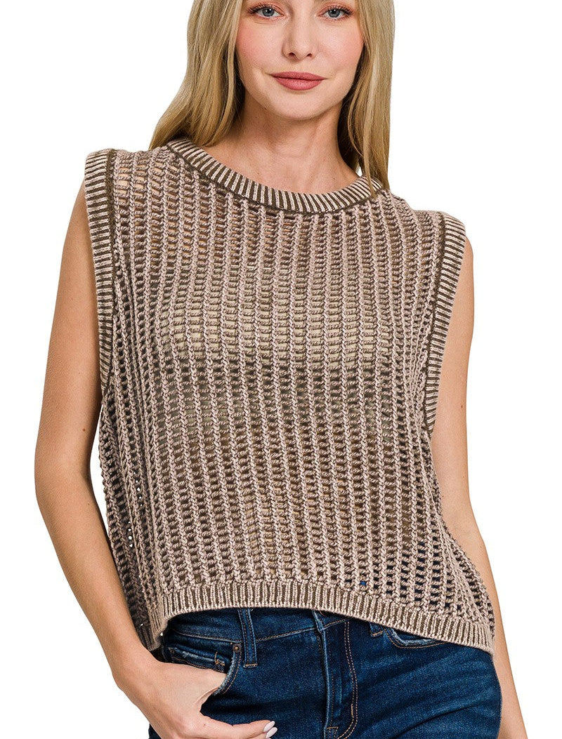 Rustic Sweater Vest