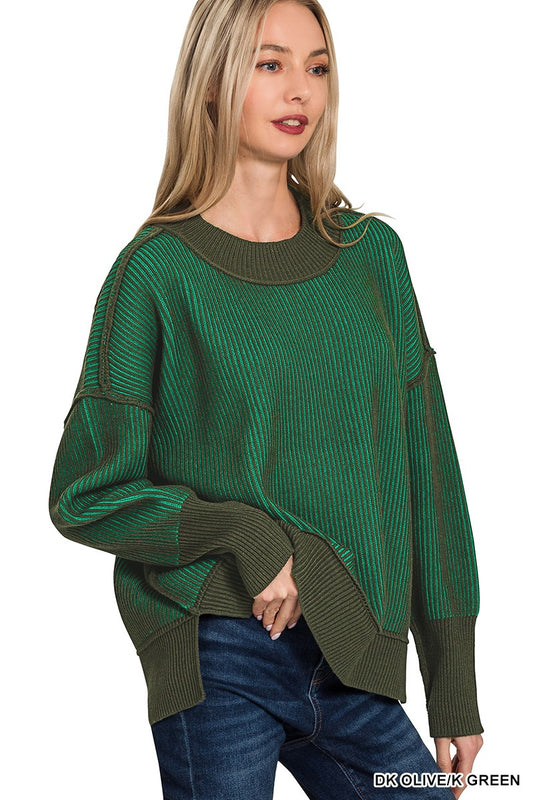 Twisted Forrest Two Tone Sweater