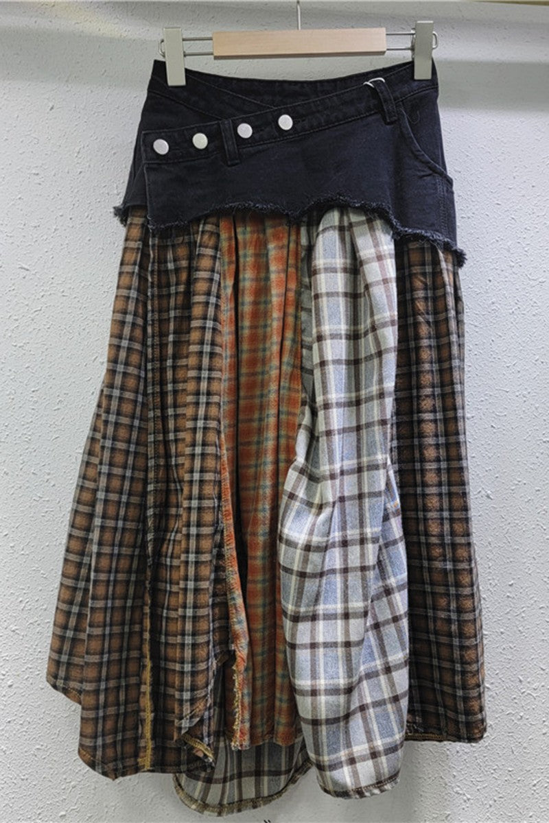Playful Plaid Skirt