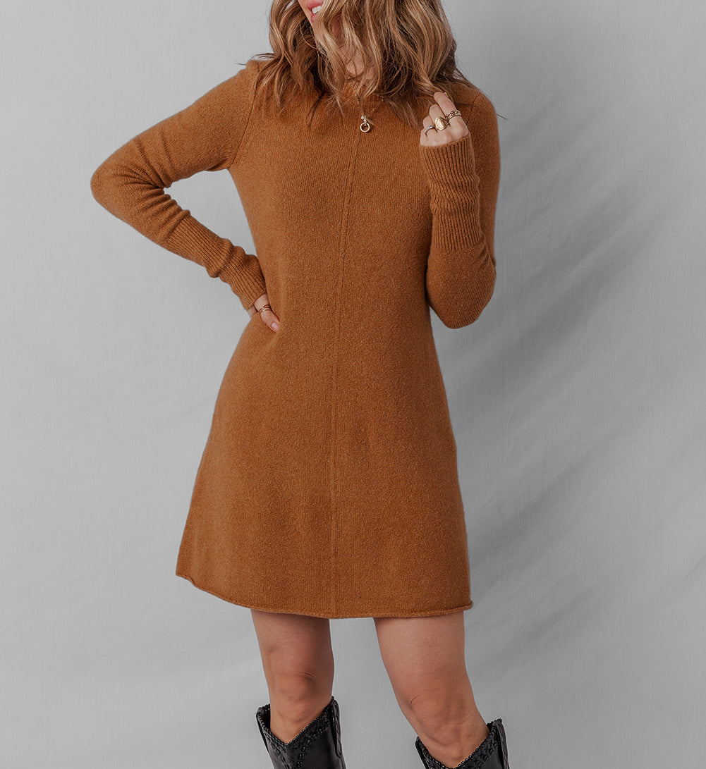 Natural Sweater Dress