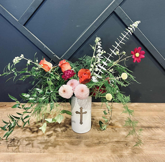 Loving Memory Sympathy Vase