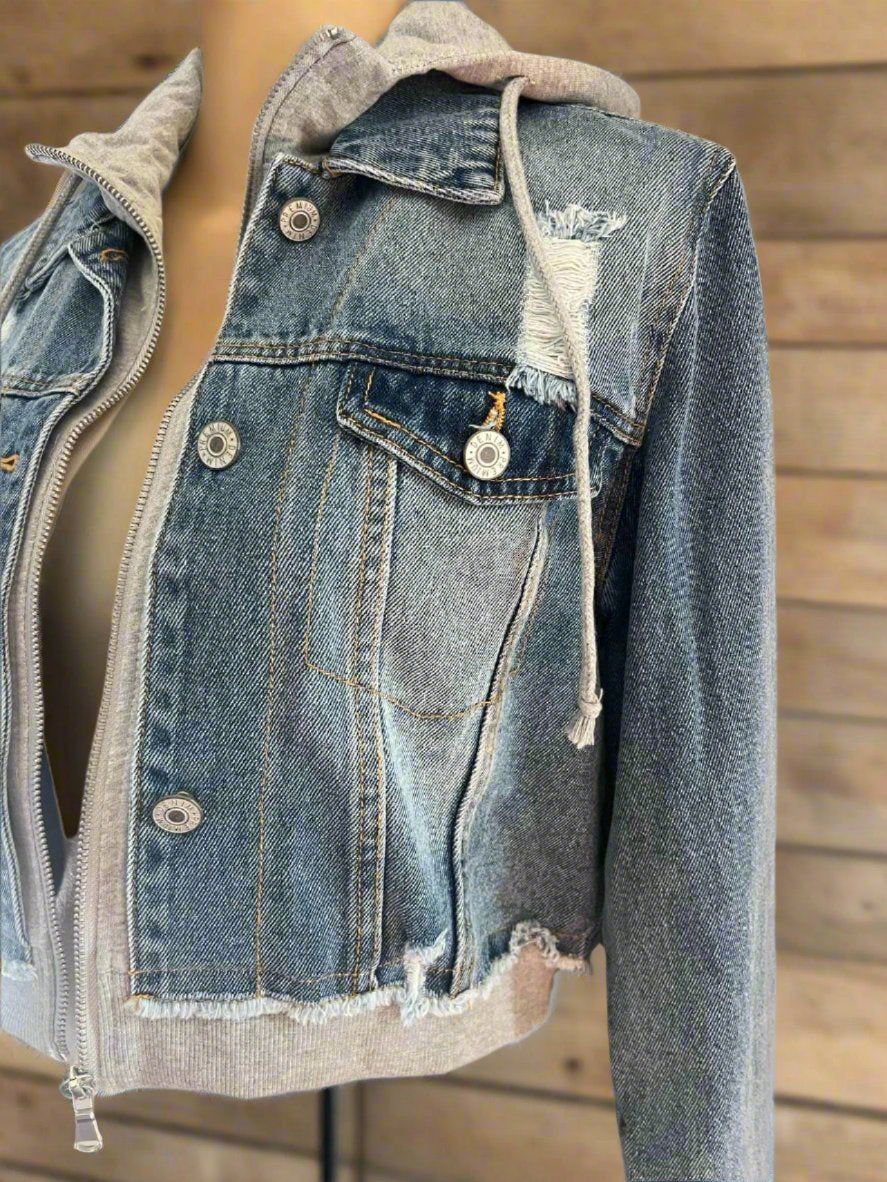 Cropped Denim Jacket