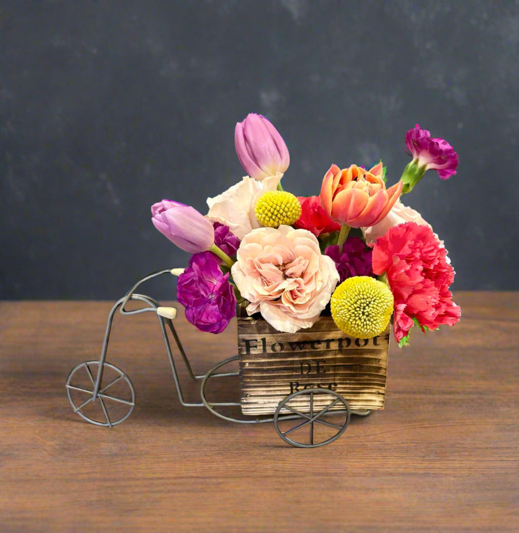 Fresh Flower Tricycle