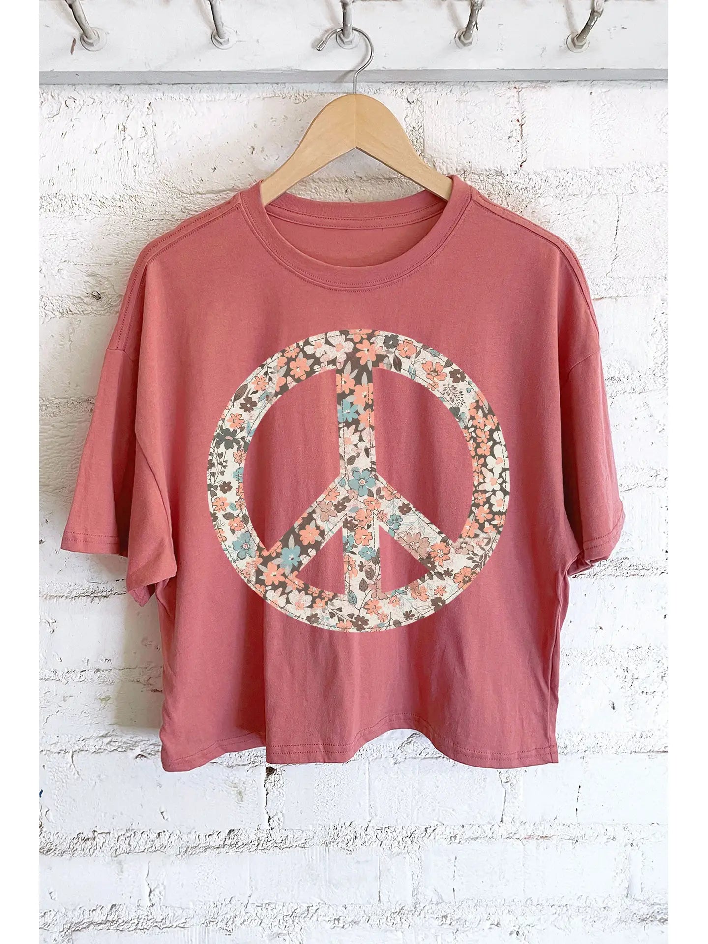 Quilted Peace Long Crop