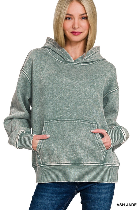 Ash Jade Fleece Hoodie