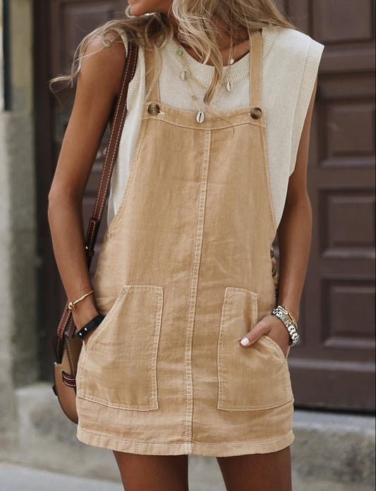 Overall Mini Dress