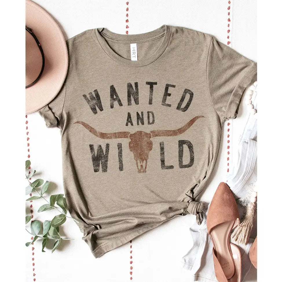 Wanted and Wild Tee