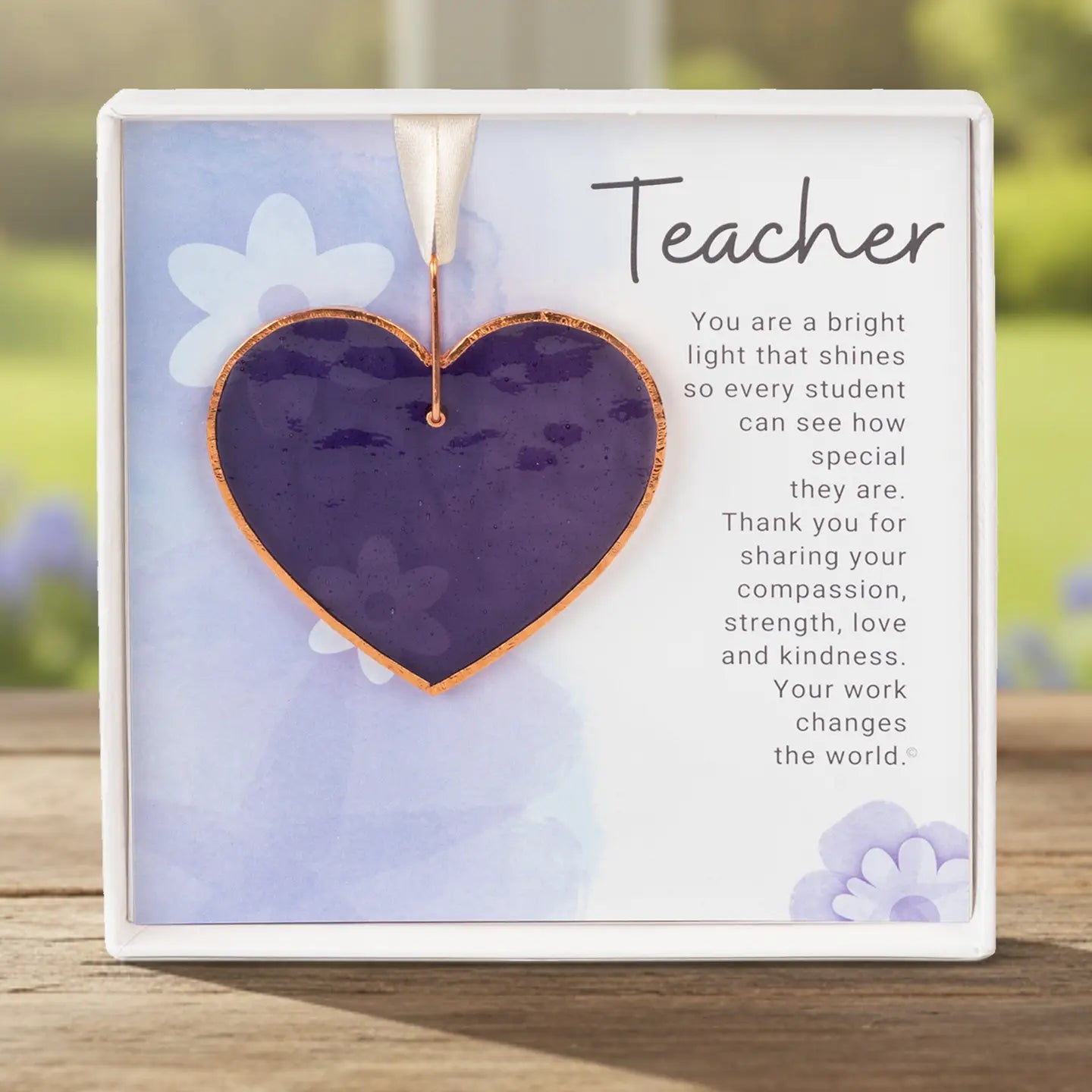 Teacher Stained Glass Gift