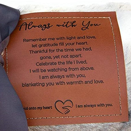 "Always With You" Sympathy Blanket