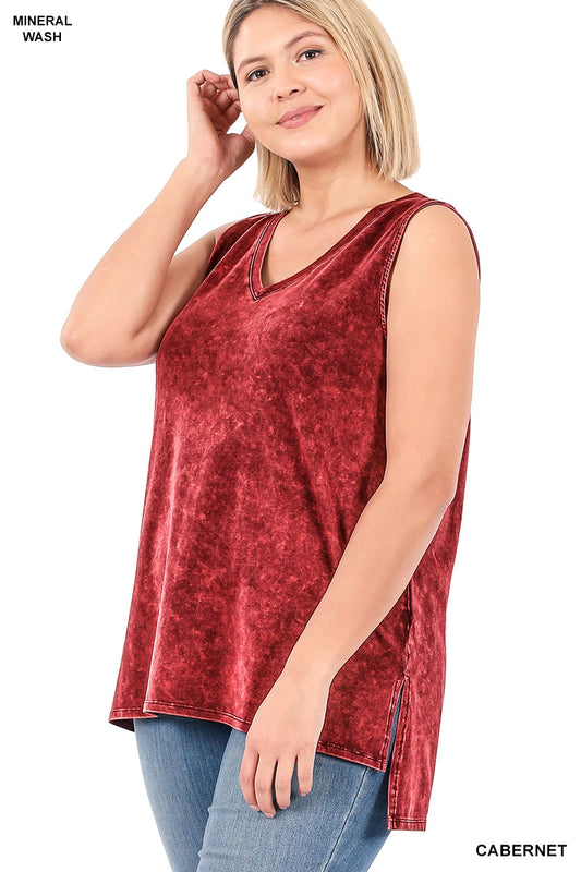 Crinkle Cabernet Tank