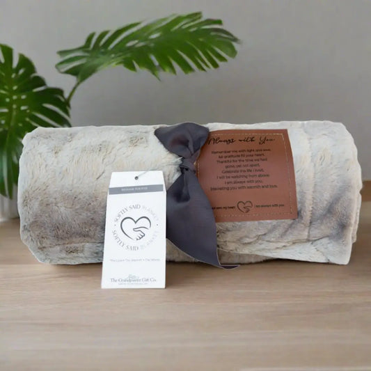 "Always With You" Sympathy Blanket