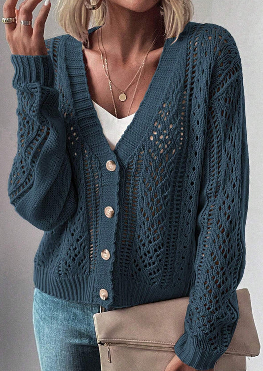 Tara Teal Cardigan