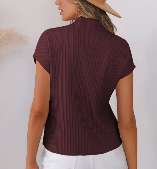 Burgundy Knit Sweater