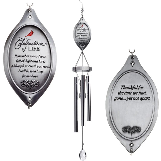 Celebration of Life Memorial Windchime Gift Box