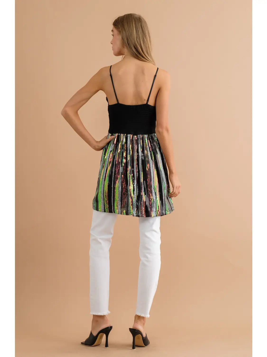 Retro Sequin Tank Top