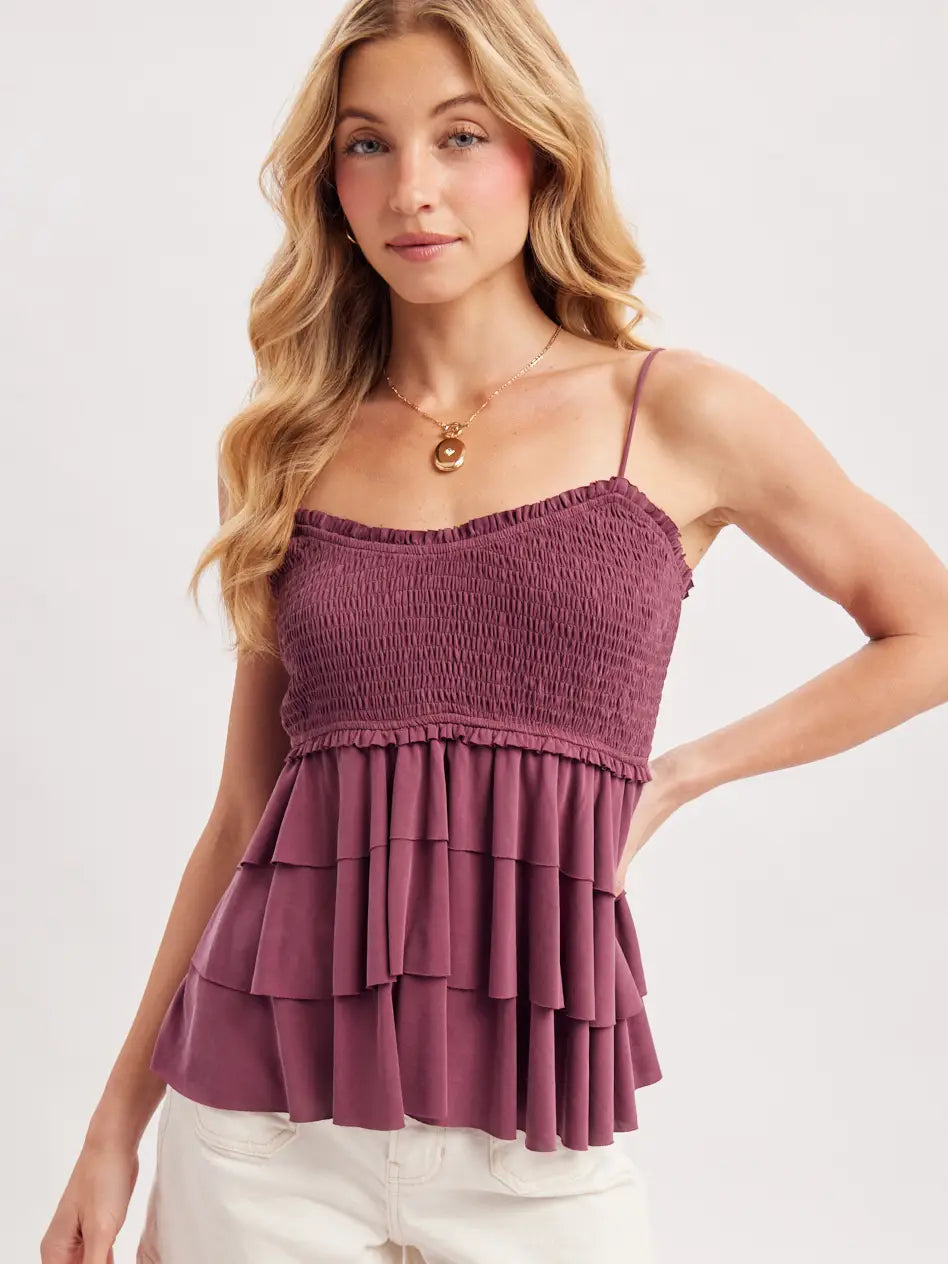 Plum Babydoll Cami