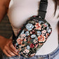 Fancy Flower Crossbody Bag