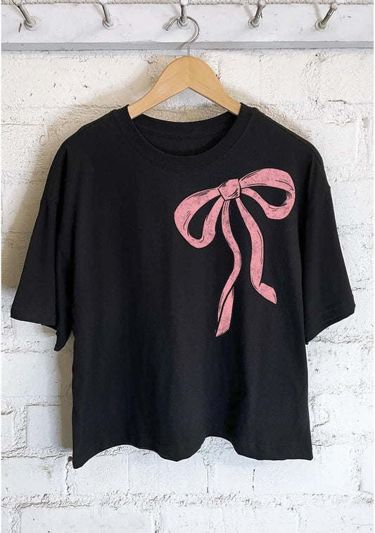 Bows Are Everything Crop Tee