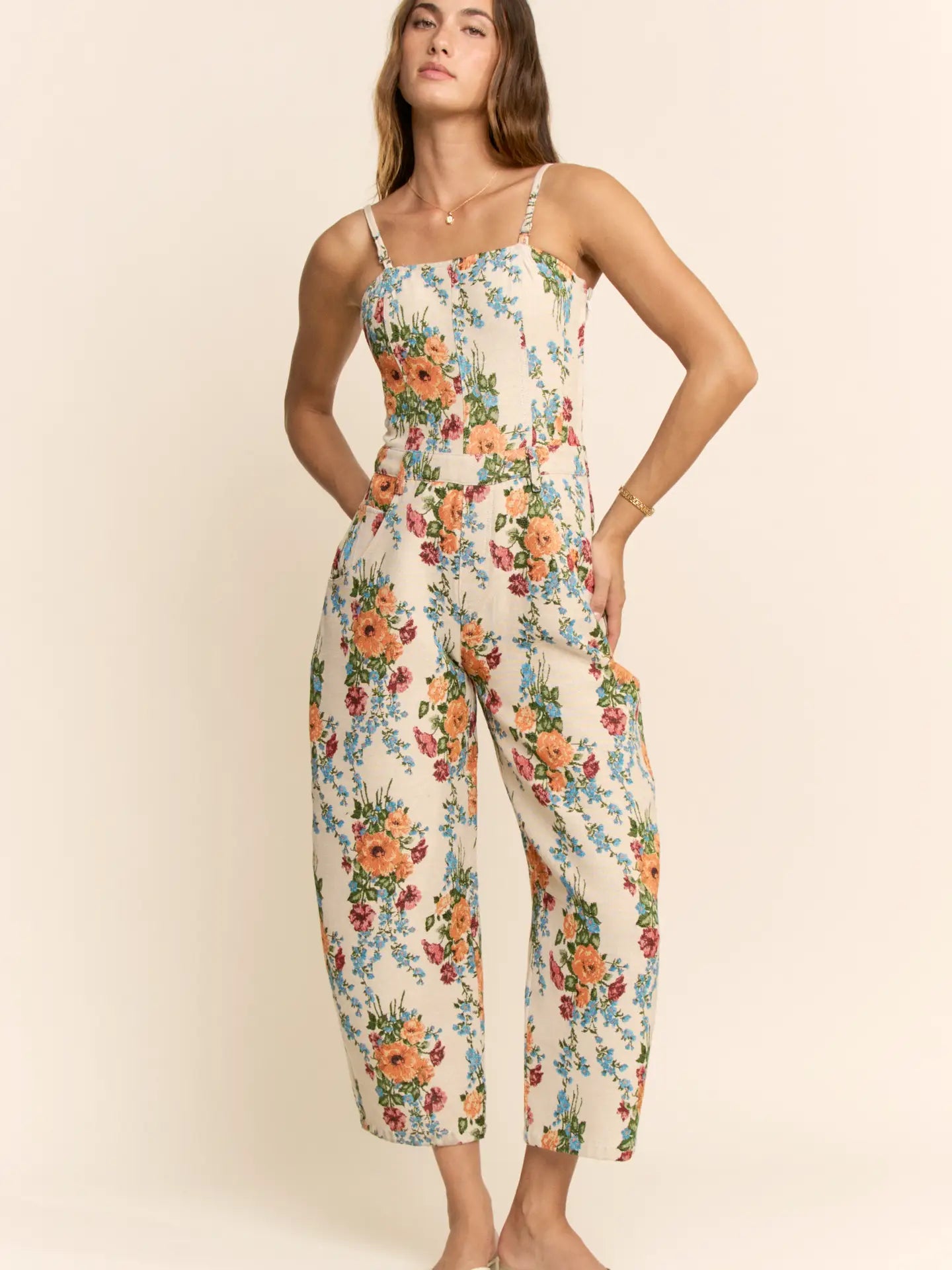 Floral Jumpsuit