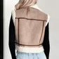 Khaki Suede Vest
