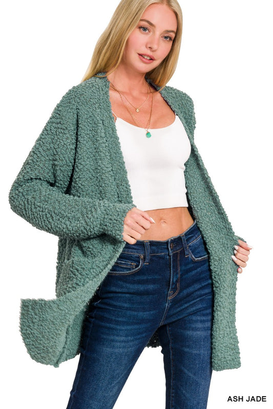 Popcorn Sweater Cardigan