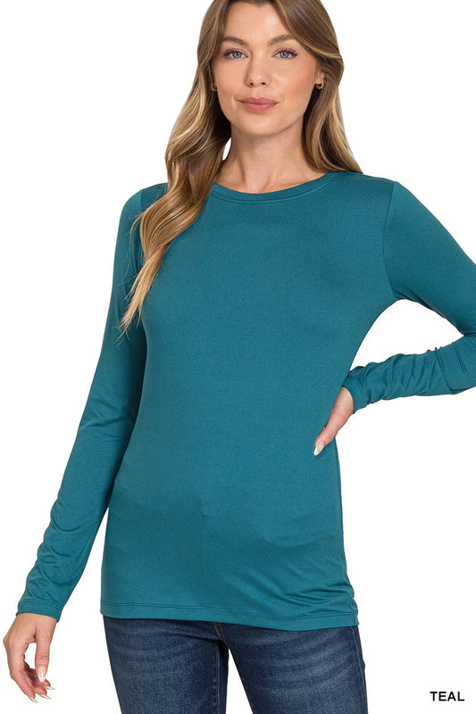 Brushed Microfiber Long Sleeve