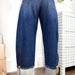 Sail Blue Barrel Jeans