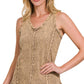 Crinkle Tank Top