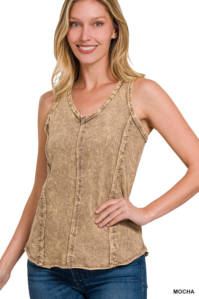 Crinkle Tank Top