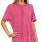 Zenana Waffle T Shirt