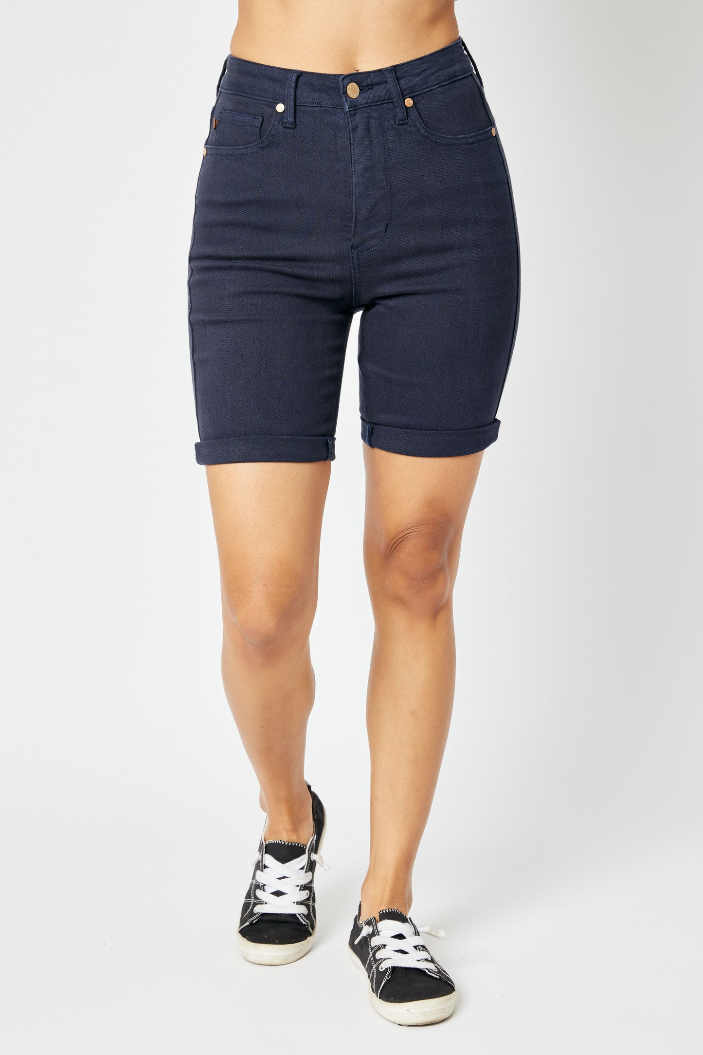 Judy Blue Navy Bermuda Shorts