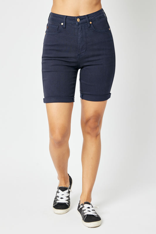 Judy Blue Navy Bermuda Shorts