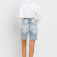 Victoria Distressed Bermuda Shorts