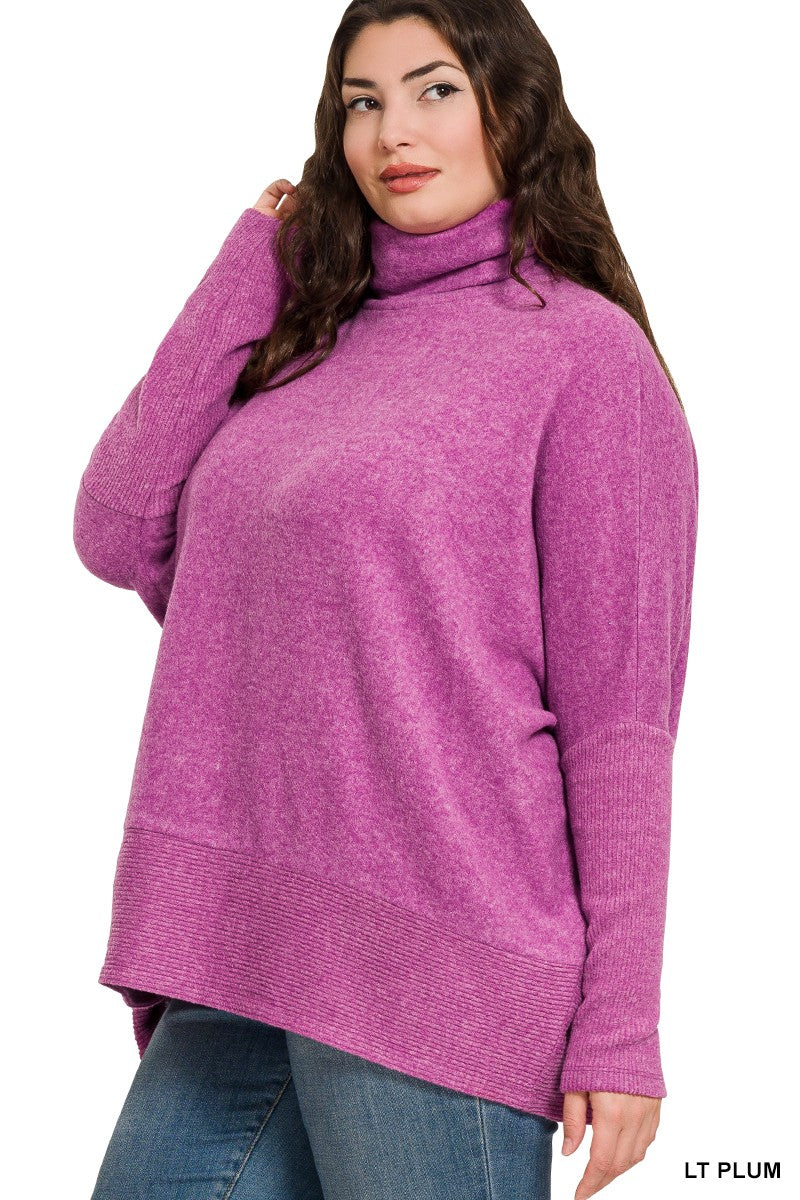 Tulip Turtleneck Sweater - Plus