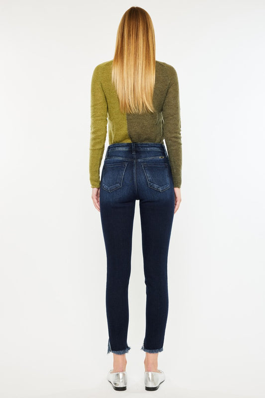 Kan Can Slit Ankle Skinny Jeans