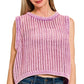 Fishnet Sweater Vest