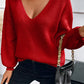 Robin Red Bow Sweater