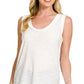 Raw Edge Tank Top