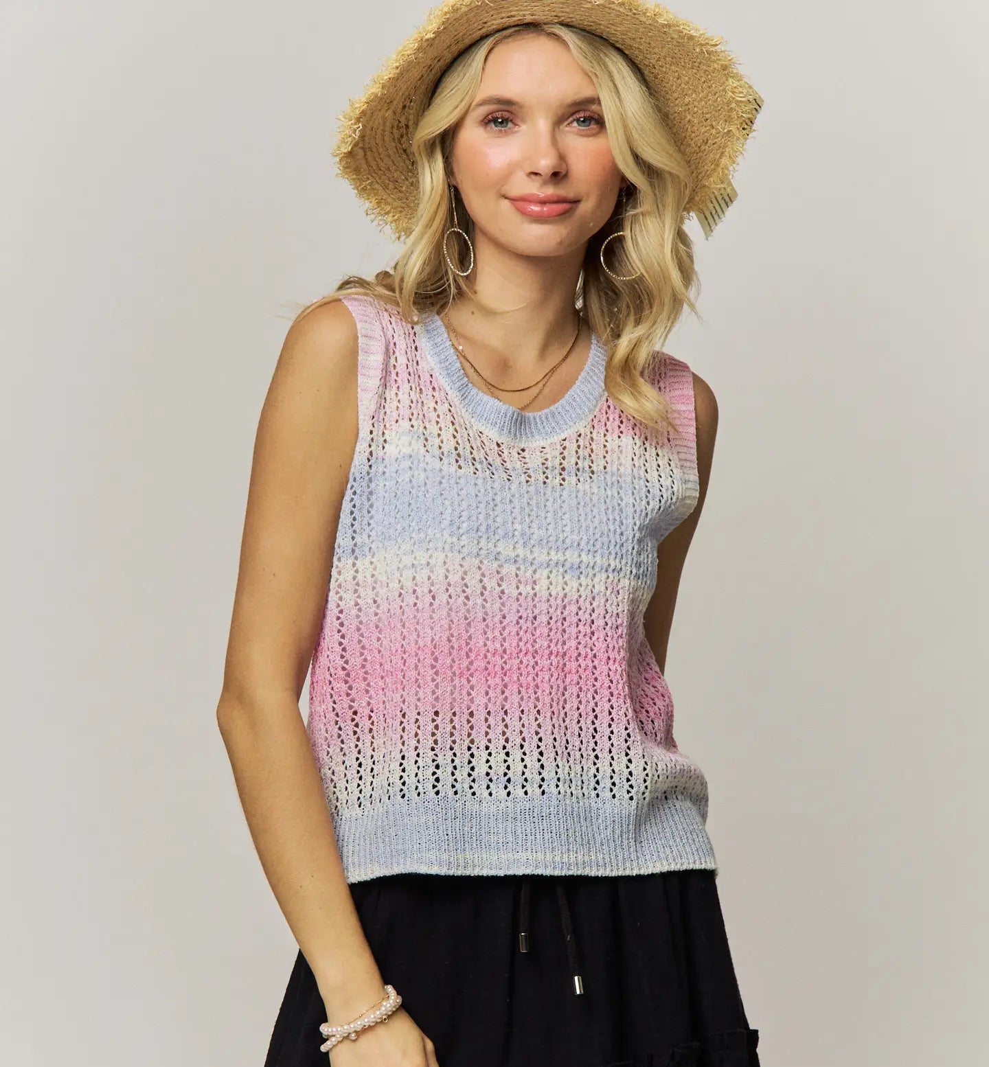 Pastel Crochet Top