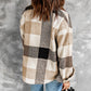 Kaylee Khaki Plaid Shacket
